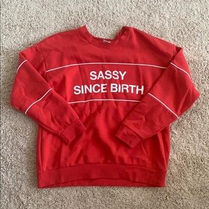 Fun pullover sweatshirt ❤️